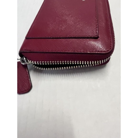 Coach Darcy Red Saffiano Zip Around Wallet  F50427 - Picture 7 of 7
